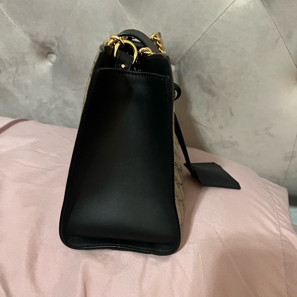 Gucci bees 🐝 padlock small GG shoulder bag tote - Picture 5 of 14